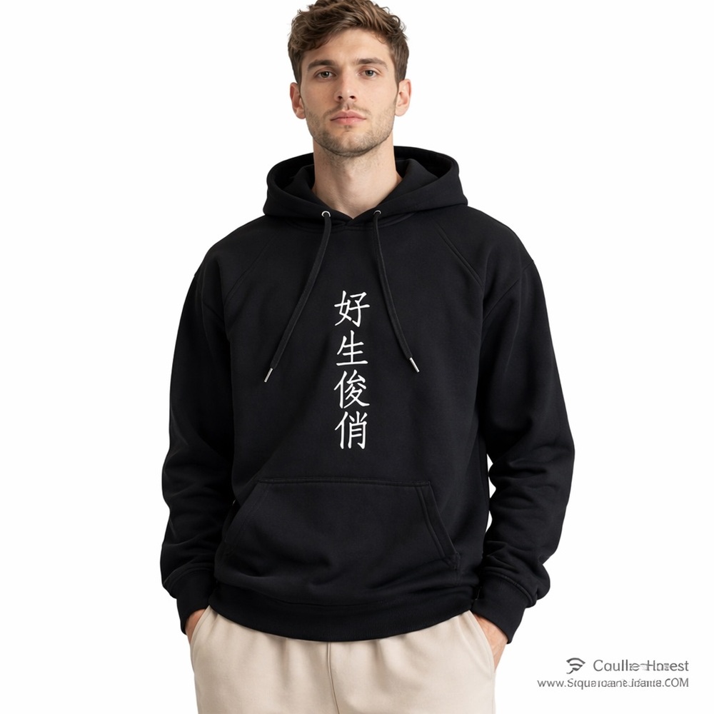 Square Houlest XXL Black Graphic Hoodie Streetwear NWT